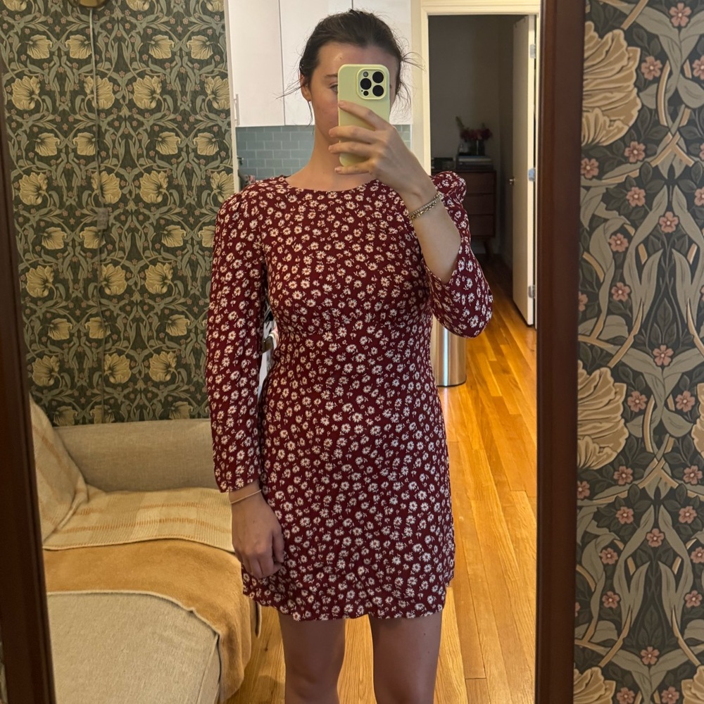 Reformation Red Mini Dress